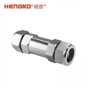 實驗室氣路W型一體式過濾器丨高純氣體管道系統直通型過濾器