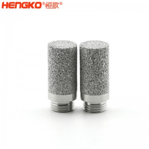 外螺紋不銹鋼溫濕度傳感器外殼保護罩_多孔透氣溫濕度探頭外殼型號多樣可來圖定制