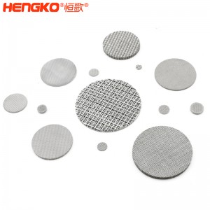 出廠價(jià)供應(yīng)快流速微米多孔燒結(jié)不銹鋼絲網(wǎng)粉末過濾片盤用于污水過濾