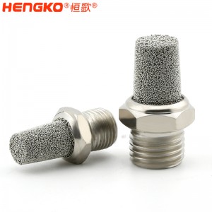 HBSL-SSA 錐形氣動(dòng)燒結(jié)不銹鋼消音器 閥門(mén)排氣以降低噪音水平