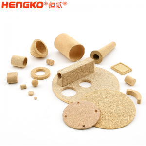 濾芯廠家定制微孔銅燒結粉末濾管排氣柔性耐高溫耐腐蝕3-90微米，制藥工業可用