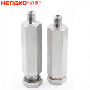 易燃液體、蒸汽燒結不銹鋼阻火器組合件限流器氣體儲存和運輸用