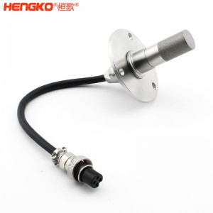 RS485遠程高精度法蘭盤溫濕度傳感器高靈敏，數字信號濕度傳感器防水探頭