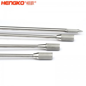 恒歌手持長(zhǎng)桿溫濕度傳感器探頭耐高溫防塵高靈敏測(cè)量_用于土壤糧倉