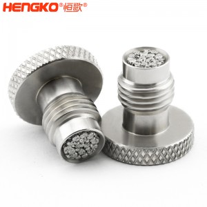 廠家定制有創(chuàng)呼吸機(jī)氣源入口醫(yī)療級(jí)316L不銹鋼過(guò)濾器濾芯防塵透氣耐腐蝕，用于呼吸機(jī)
